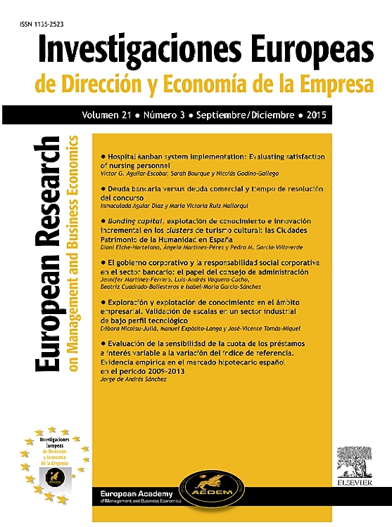 Go to journal home page - Investigaciones Europeas de Dirección y Economía de la Empresa